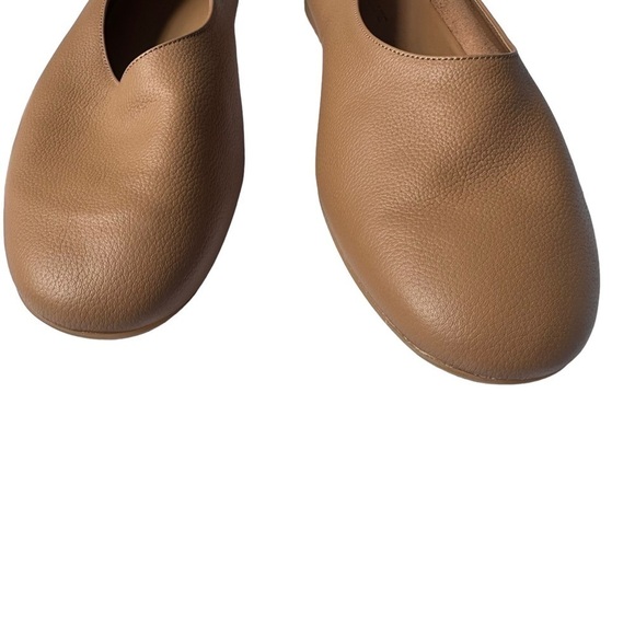 Everlane Caramel Italian Leather Day Glove Ballet Flat Size 11 NWOT - Picture 5 of 11
